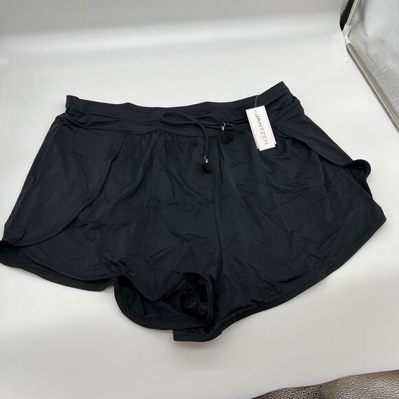 Jantzen Cover-Up Swim Over-Short Black Size Plus 18 - Picture 1 of 13